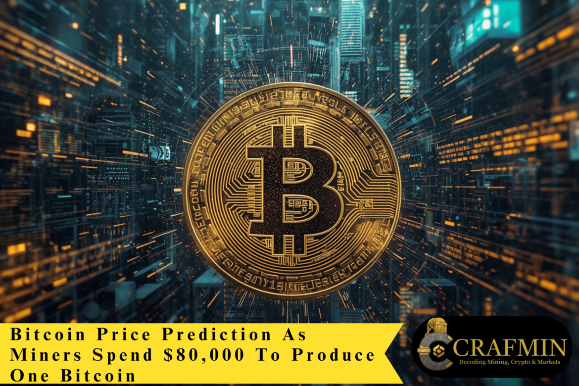 Bitcoin Price Prediction As Miners Spend $80,000 To Produce One Bitcoin