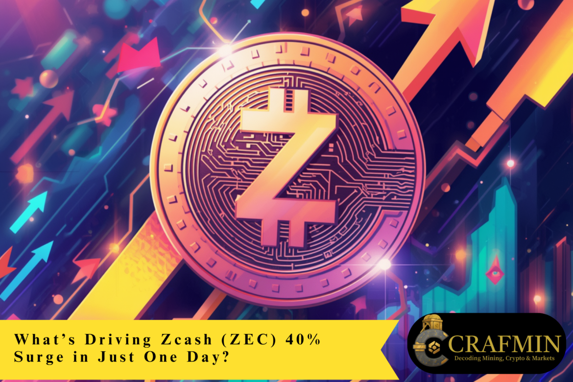 What’s Driving Zcash (ZEC) 40% Surge in Just One Day?