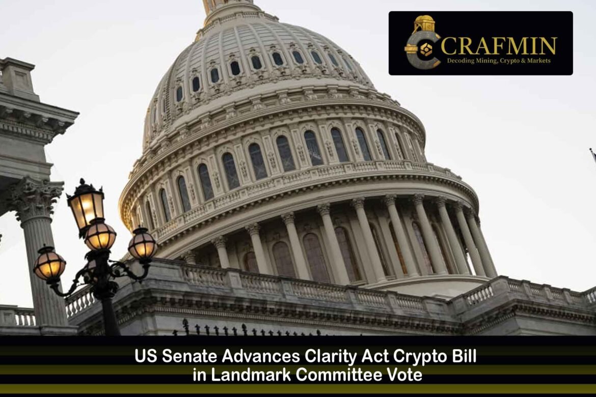 US Senate Moves Crypto Clarity Act Closer to Becoming Law