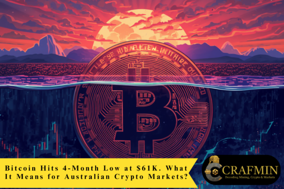 Bitcoin Hits 4-Month Low at $61K. What It Means for Australian Crypto Markets