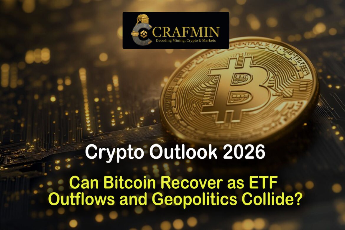 Crypto Outlook 2026: Can Bitcoin Recover as ETF Outflows and Geopolitics Collide